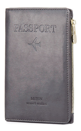 Porta Pasaporte Travel Wallet Moda Documento Hombres Y Mujer