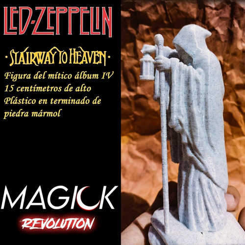 Imagen 1 de 6 de Led Zeppelin Iv Ermitaño Figura Tarot Arcano 9