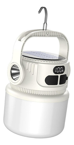 Luz De Campamento Led Solar Luz Exterior 6 Modos Lámpara