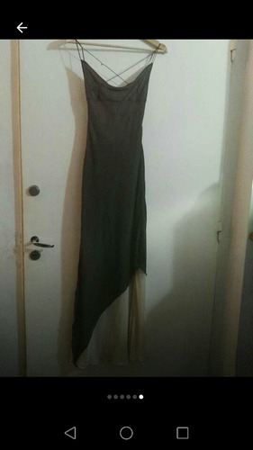 Vestido De Hilo De Seda Largo Y Tapado Haciendo Juego