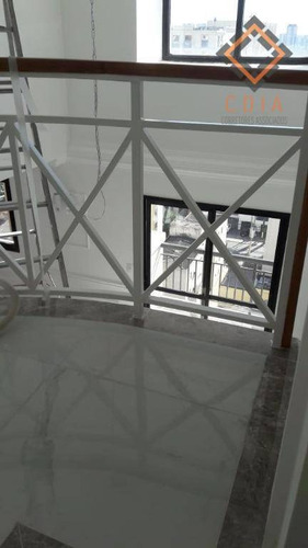 Cobertura Duplex Com 2 Dormitórios, 60 M² - Venda Por R$ 980.000 Ou Aluguel Por R$ 3.900/mês - Moema - São Paulo/sp - Ad0511