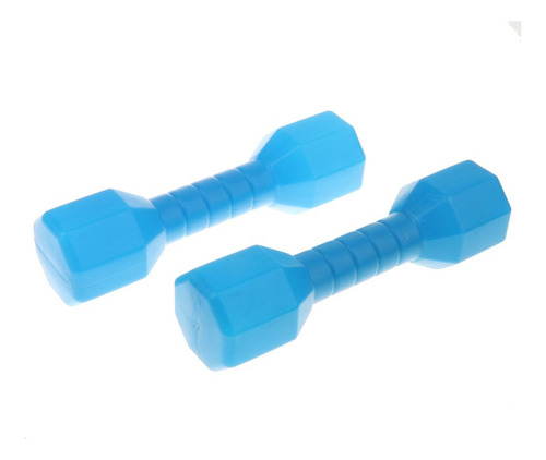 2 Pares De Plástico Ligero Con Mancuernas Ejercicio Libre