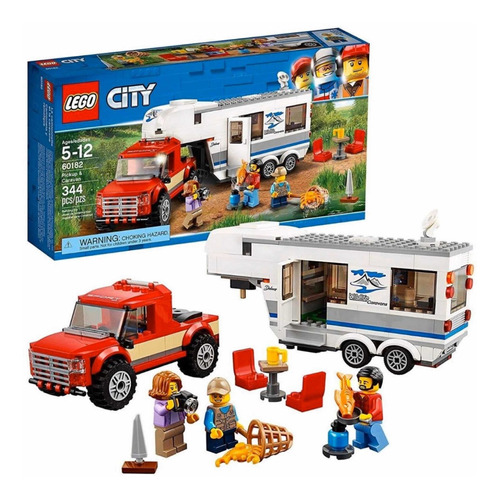 Lego City 60182 Pickup Y Caravana 344 Pzas