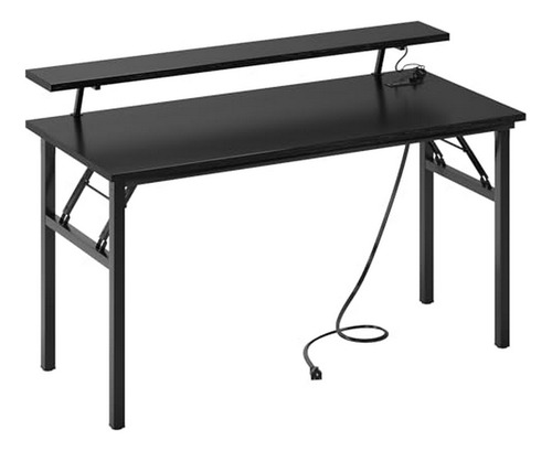 Mesa Gaming Plegable 47 Con Luces Led