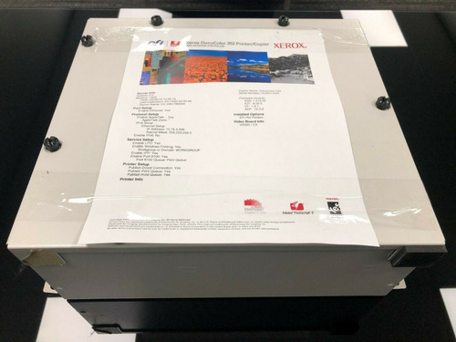 Servidor Bustled Xerox Docucolor 242 252 Integrated Fiery