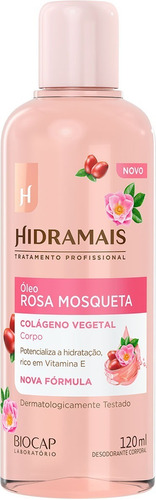 Óleo De Rosa Mosqueta Hidratante C/ Colágeno 120ml Hidramais