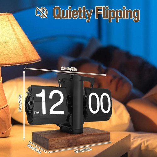 Reloj De Flip, Reloj Retro Retro, Reloj De Flip Automático D