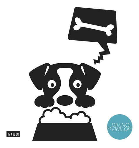 Imagen 4 de 5 de Vinilo Pegatina Comida De Mascotas- Gato - Perro