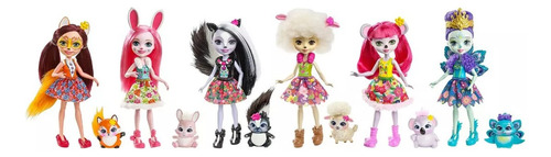 Muñeca Enchantimals Bree Bunny & Twist Mascota Mattel