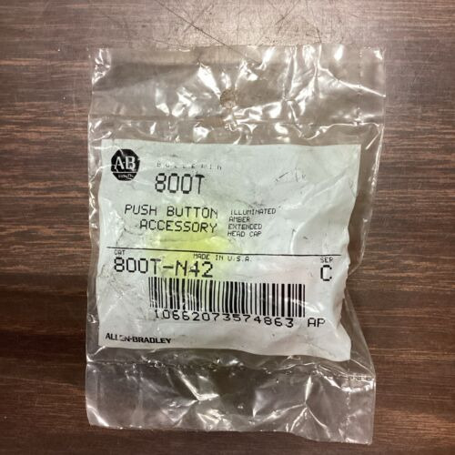 Allen Bradley 800t-n42 Ser.c Cap Amber Cce
