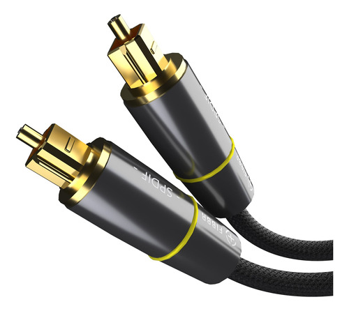 Fibbr Cable Toslink De Audio Optico Digital De 6.5 Pies, Cab