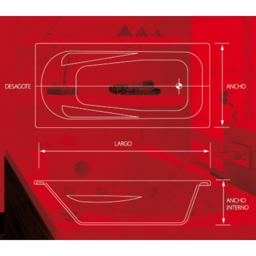 Imagen 3 de 4 de Hidromasaje Shawer Irma 70 Plus 160 X 70x 54 8 Jets Gel Coat