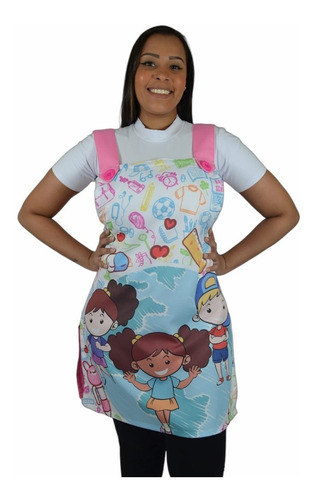 Imagem 5 de 5 de Avental Para Professoras De Educação Infantil - Escolas