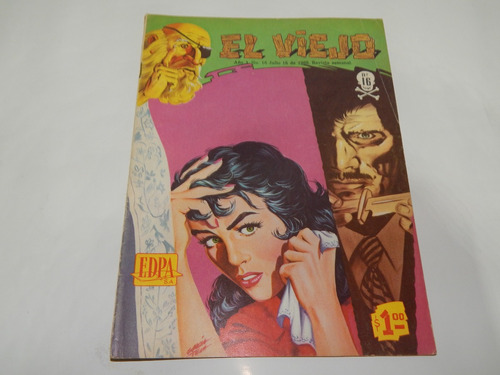 El Viejo Comic Historieta #16 1969 Raro Revista Memin Dist1