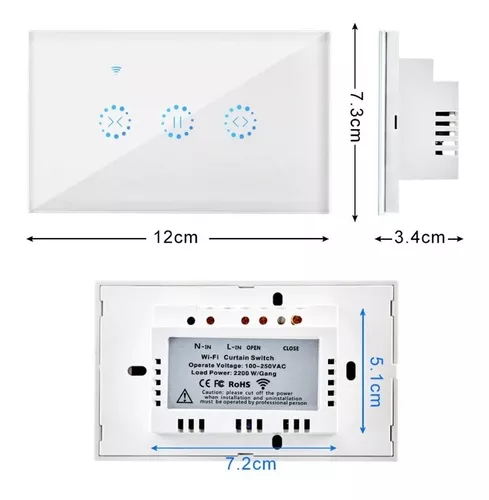 Sonoff Para Persianas Touch 1 Canal - Suiche Wifi Domotica