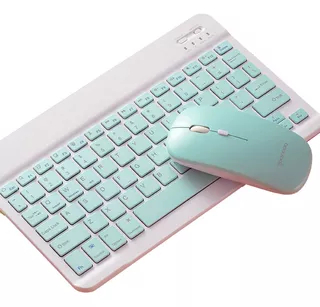 Teclado Y Mouse Bluetooth Para iPad, Galaxy Tab, Tv Box, Etc