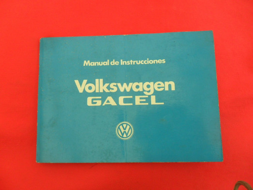 Vw Gacel 1983 Volkswagen Manual Guantera Instrucciones Dueño