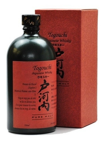Imagen 1 de 7 de Whisky Japones Togouchi Pure Malt 700ml En Estuche