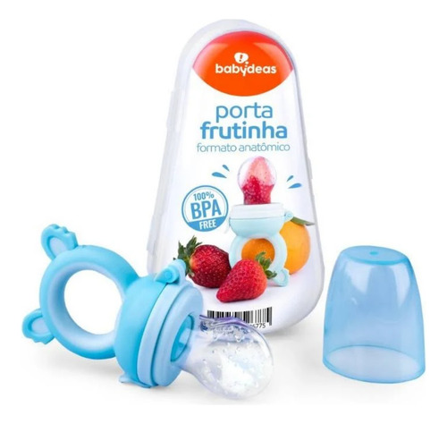 Chupeta Frutinha Silicone Introdução Alimentar Bebê Mordedor