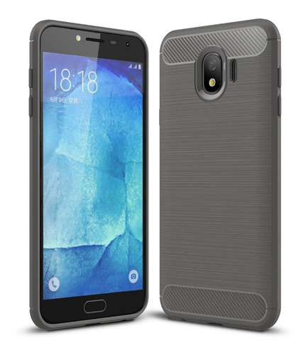 Protector Case Fibra De Carbono Para Samsung Galaxy J4 2018