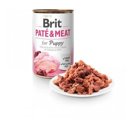 Brit Pate And Meat Puppy (pollo Con Jamon) 400g