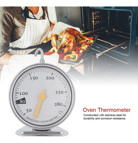 T Termómetro De Horno Acero Inoxidable Cocina De Esfera