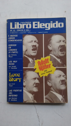 Revista Libro Elegido Número 12 Adolf Hitler (usado)