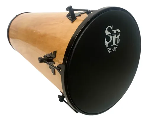 Timba Padode Samba 50x11 Pele Preto Napa Sp Percussion