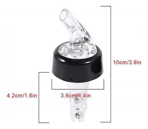 3 Unidades De Vertedor Automático De Botellas De 30 Ml Con