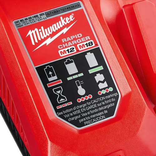 Cargador Rápido Multivoltaje M12 Y M18 Milwaukee 48591808