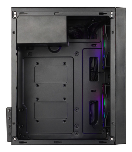Gabinete Vinik Plate Mid Tower Ggpacbk Lateral Acrílico