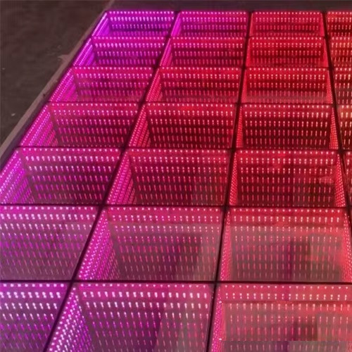 Piso Efeito 3d Infinito Led Rgb Evento Pista Dança 50 Placas 127/220v