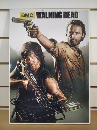 Cuadro The Walking Dead   Poster  30x42 Mdf