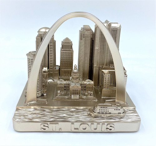 Estatua Recuerdo St Louis 3d City Famous Building Model Para