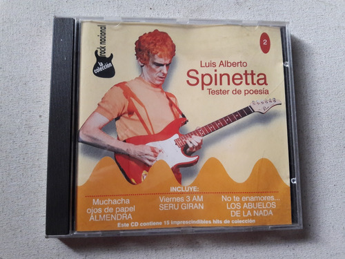 Tester De Poesía - Luis Alberto Spinetta - Cd - Argentina 