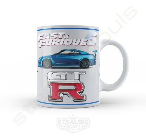 Taza | Fast Furious / Rapido Furioso 6 | Nissan Gtr R35