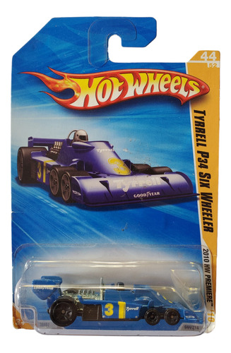 Hot Wheels Tyrrell P34 Six Wheeller Lacrado Raro Ano 2010 Hw