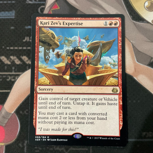 Magic Mtg Kari Zev's Expertise - Aether Revolt