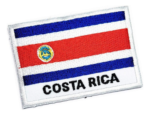 Oncex - Parche De Bandera De Costa Rica Con Apliques De Band