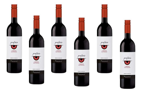 Pack X6 Vino Tinto Pizzorno Profecia Cabernet Sauvignon