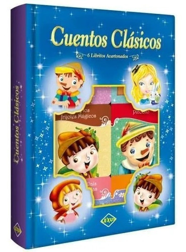Colección Cuentos Clásicos 6 Libritos De Bolsillo Para Niños