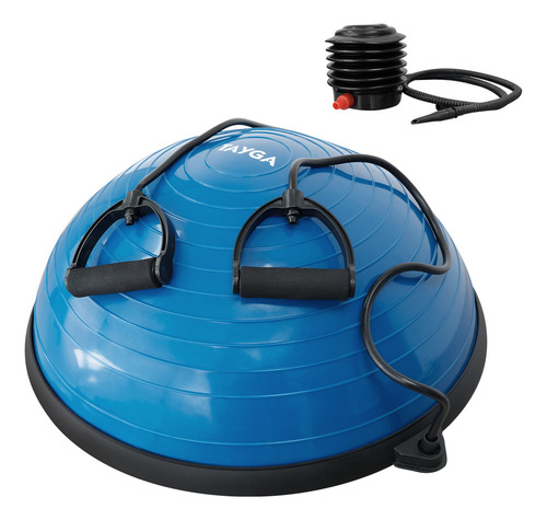 Pelota Entrenador De Equilibrio Tipo Bosu 63 Cm C/ Bomba Color Azul