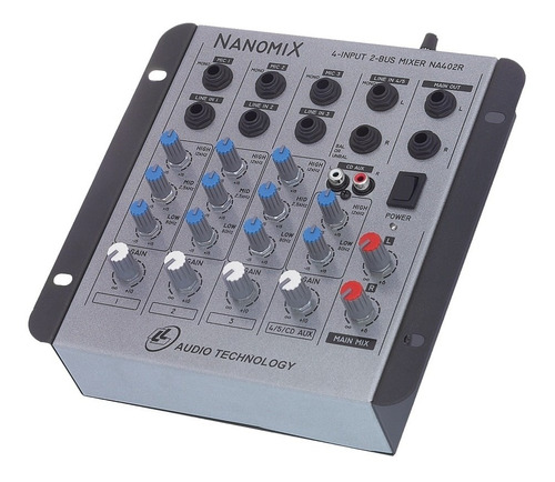 Mesa De Som Nanomix Mixer 4 Canais Na402r Ll Audio Bivolt