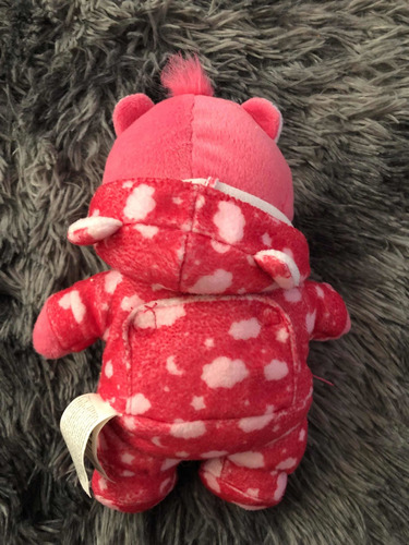 Osito Cariñosito 20 Cm Aprox Secret Bear Rojo Vintage