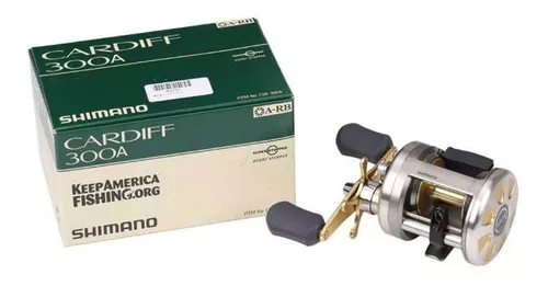 Reel Rotativo Shimano Cardiff 300 Dorado Color izquierdo Lado de