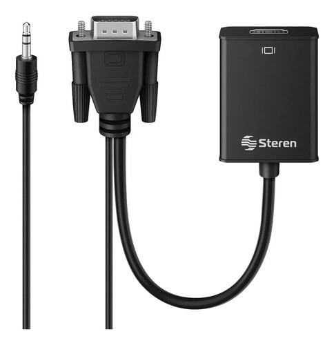 Convertidor Vga + Plug 3,5 Mm A Hdmi Steren 208-158