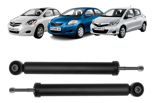 Amortiguadores Tra Para Toyota Yaris 2006-2013 Par