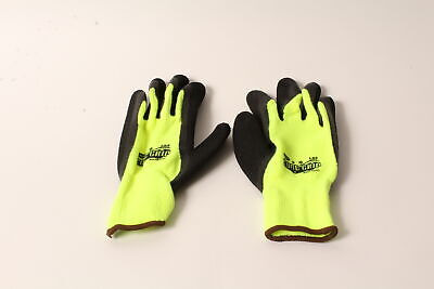 Large Gloves Cool Grip Winter Acrylic Thermal Liner Rubb Qbb