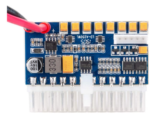 Rgeek 24pin Dc Atx Psu 12v Dc Input 250w Peak Output Switch