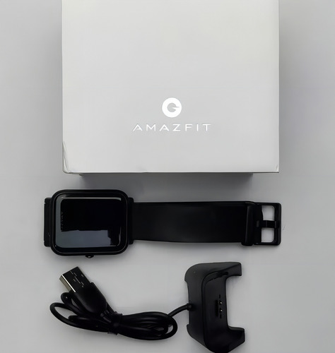 Relógio Smartwatch Xiaomi Amazfit Bip A1608 Tela 1.28 () Cor Da Caixa Preto